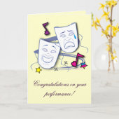 Herzlichen Glückwunsch zu Play Star Performance: Karte (Gelbe Blume)