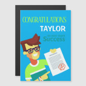 Herzlichen Glückwunsch zu seinem Erfolg - Anpassba Magnetkarte (Vorne/Hinten)