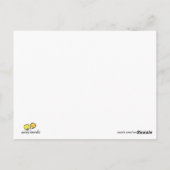 "Herzlichen Glückwunsch zu unserem aufstrebenden S Postkarte (Rückseite)