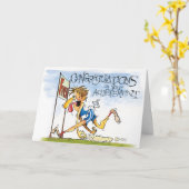 Herzlichen Glückwunsch zu unserer Leistung Karte (Gelbe Blume)