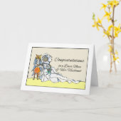 Herzlichen Glückwunsch zu Wedding for Niece and Hu Karte (Gelbe Blume)