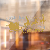 Herzlichen Glückwunsch zu Weihnachten Fensteraufkleber (Blatt 2)