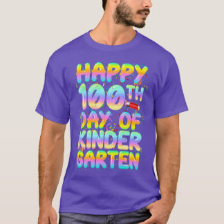 Herzlichen Glückwunsch zum 100. Kindergarten zurüc T-Shirt