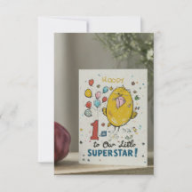 "Herzlichen Glückwunsch zum 1. Geburtstag zu unser