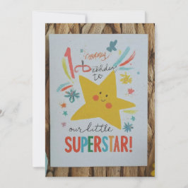 "Herzlichen Glückwunsch zum 1. Geburtstag zu unser Einladung