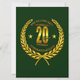 Herzlichen Glückwunsch zum 20-jährigen Jubiläum