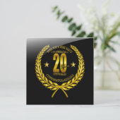 Herzlichen Glückwunsch zum 20. Jubiläum (Stehend Vorderseite)