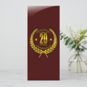 Herzlichen Glückwunsch zum 20. Jubiläum (Stehend Vorderseite)