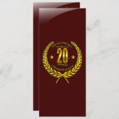 Herzlichen Glückwunsch zum 20. Jubiläum (Vorne/Hinten)