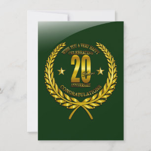 Herzlichen Glückwunsch zum 20. Jubiläum