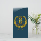 Herzlichen Glückwunsch zum 20. Jubiläum (Stehend Vorderseite)