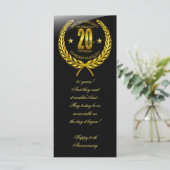 Herzlichen Glückwunsch zum 20. Jubiläum (Stehend Vorderseite)
