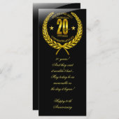 Herzlichen Glückwunsch zum 20. Jubiläum (Vorne/Hinten)