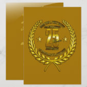 Herzlichen Glückwunsch zum 25. Jahrestag (Vorne/Hinten)