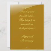 Herzlichen Glückwunsch zum 25. Jahrestag (Rückseite)