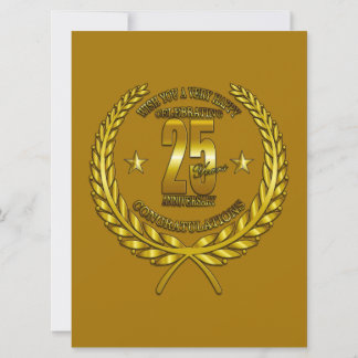 Herzlichen Glückwunsch zum 25. Jahrestag