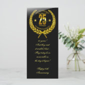 Herzlichen Glückwunsch zum 25. Jahrestag (Stehend Vorderseite)