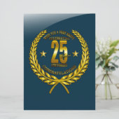 Herzlichen Glückwunsch zum 25. Jahrestag (Stehend Vorderseite)