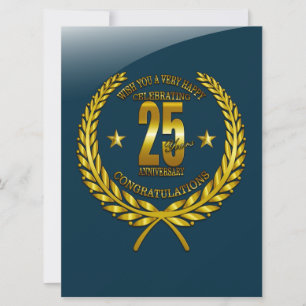 Herzlichen Glückwunsch zum 25-jährigen Jubiläum