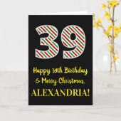 Herzlichen Glückwunsch zum 39. Geburtstag & Frohe Karte (Gelbe Blume)