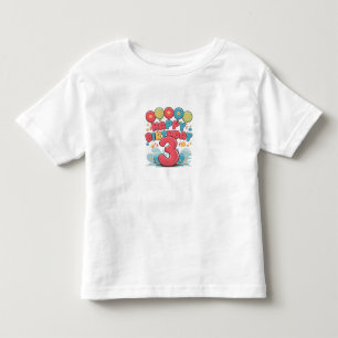 Herzlichen Glückwunsch zum 3. Geburtstag Kleinkind T-shirt