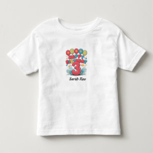 Herzlichen Glückwunsch zum 3. Geburtstag Kleinkind T-shirt