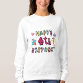 Herzlichen Glückwunsch zum 4. Geburtstag Sweatshirt (Vorderseite)