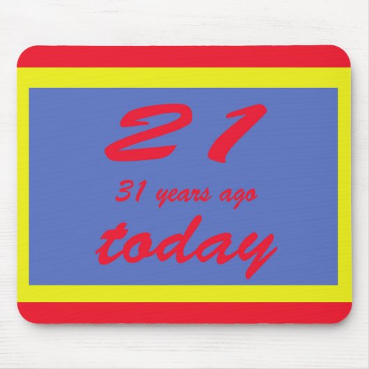 Herzlichen Glückwunsch zum 52. Geburtstag Mousepad (Vorne)