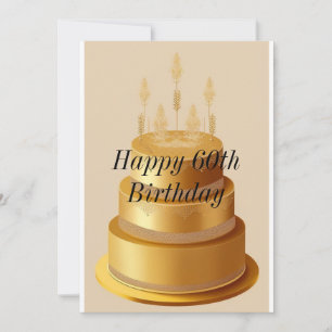 Herzlichen Glückwunsch zum 60. Geburtstag Einladung