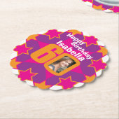 Herzlichen Glückwunsch zum 60. Geburtstag und Foto Untersetzer (angewinkelt)