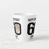 Herzlichen Glückwunsch zum 60. Geburtstag und zwei Milchtasse (Vorderseite)