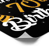 Herzlichen Glückwunsch zum 70. Geburtstag 1955 70  Poster (Ecke)