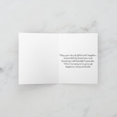 Herzlichen Glückwunsch zum 80. Geburtstag Karte (Innenseite)