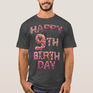 Herzlichen Glückwunsch zum 9. Geburtstag T-Shirt