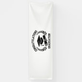 Herzlichen Glückwunsch zum Abschluss 2.5x8 Vinyl B Banner (Vertikal)