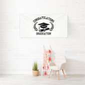 Herzlichen Glückwunsch zum Abschluss 4x8 Vinyl Ban Banner (Insitu)