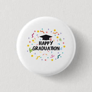 herzlichen Glückwunsch zum Abschluss Button