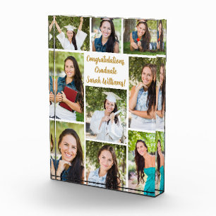 Herzlichen Glückwunsch zum Abschluss Collage Moder Fotoblock