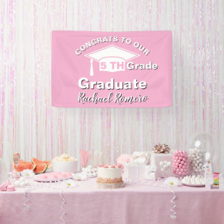 Herzlichen Glückwunsch zum Abschluss der 5. Klasse Banner