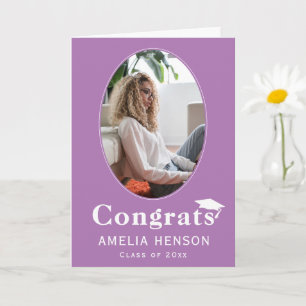 Herzlichen Glückwunsch zum Abschluss - Foto-Abschl Karte