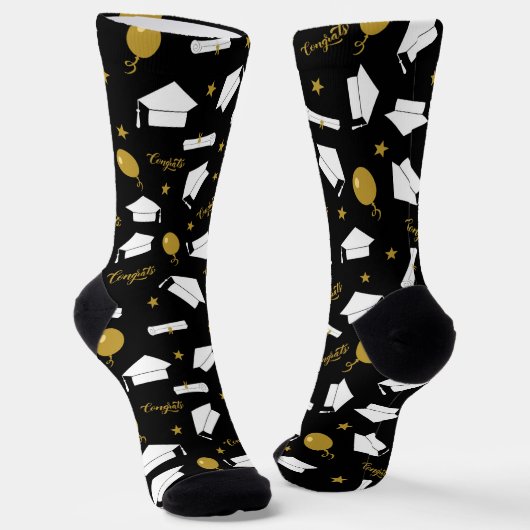 Herzlichen Glückwunsch zum Abschluss Socken (Gewinkelt)