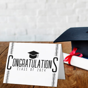 Herzlichen Glückwunsch zum Abschlussjahrgang in We Dankeskarte