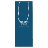 Herzlichen Glückwunsch zum Arztbesuch. Namensschil Geschenktüte Für Weinflaschen