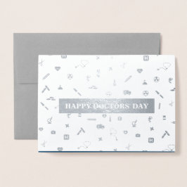 Herzlichen Glückwunsch zum Arztbesuch. Red Carnati Folienkarte