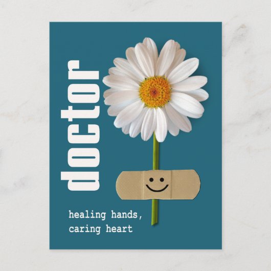 Herzlichen Glückwunsch zum Arztbesuch. Smiling Dai Postkarte (Vorderseite)