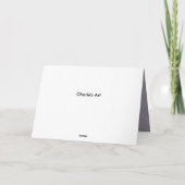 Herzlichen Glückwunsch zum Ausgehen der Parade, Un Karte (Rückseite)