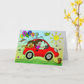 Herzlichen Glückwunsch zum Bestehen Ihres Fahrtest Karte (Gelbe Blume)