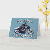 Herzlichen Glückwunsch zum Bestehen Ihres Tests Karte (Gelbe Blume)