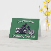 Herzlichen Glückwunsch zum Bestehen Ihres Tests Karte (Gelbe Blume)