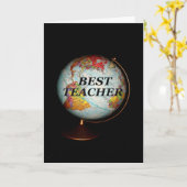 Herzlichen Glückwunsch zum besten Lehrer der Welt! Karte (Gelbe Blume)